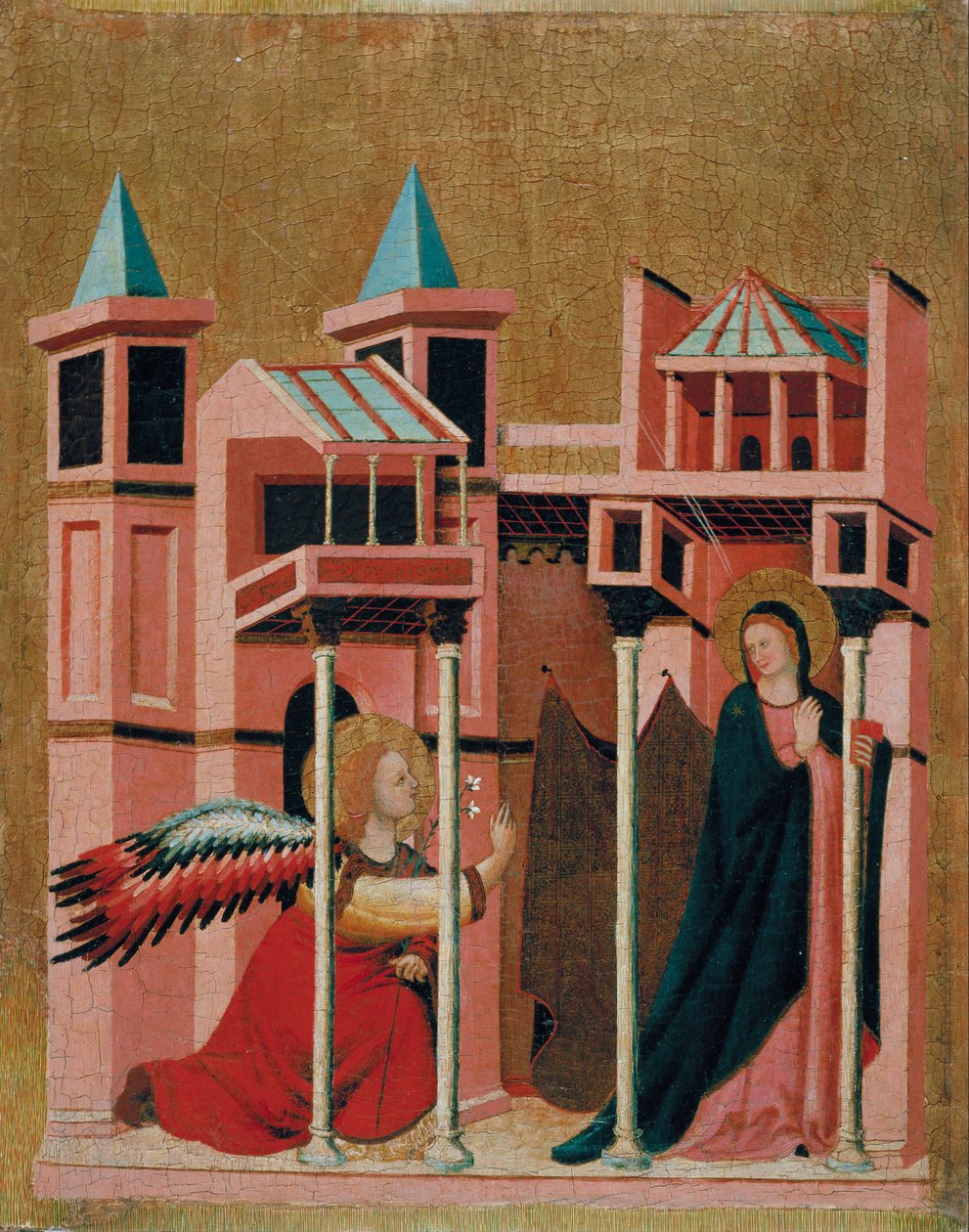 Bebådelsen av Master of the Cini Madonna