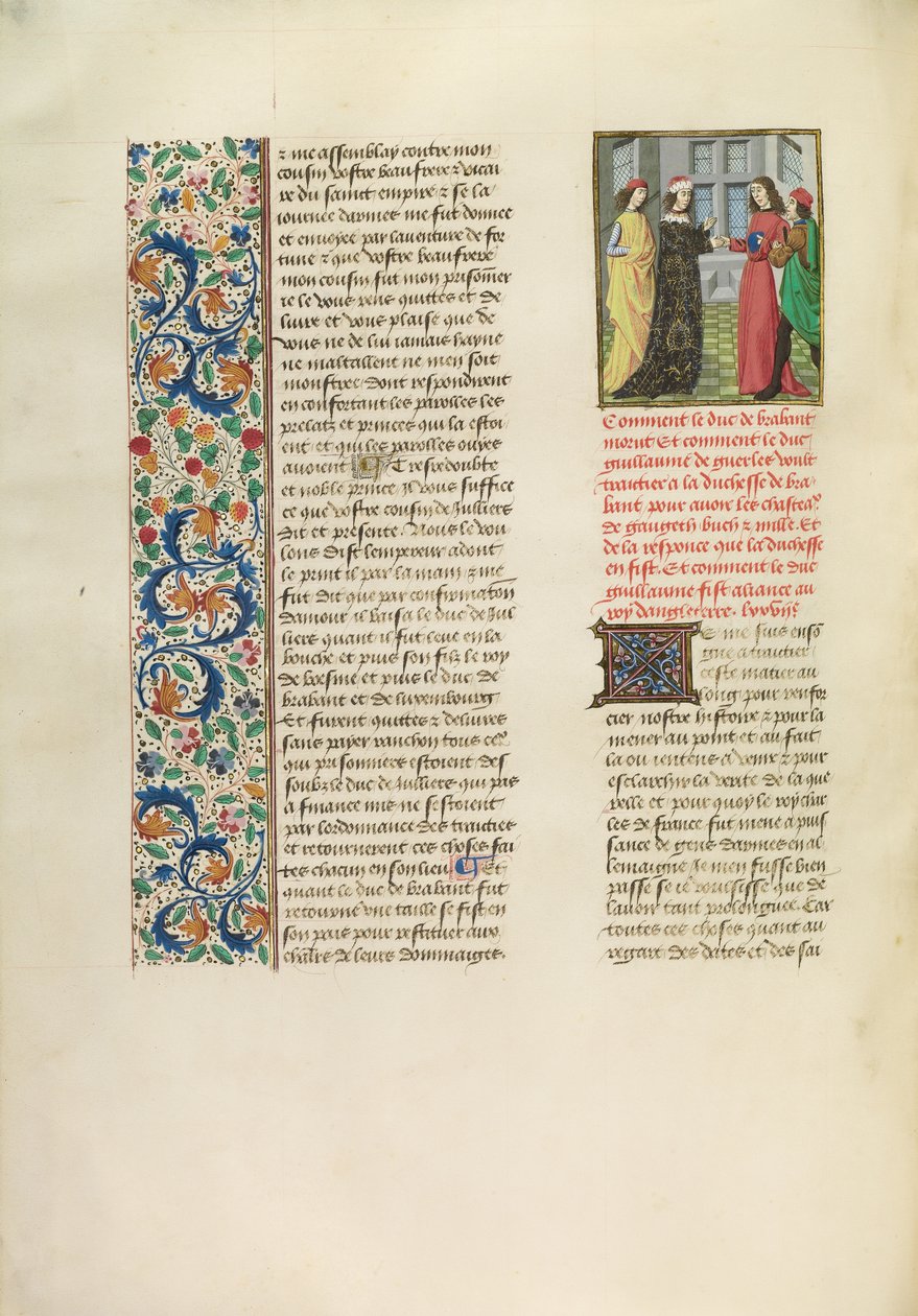 Hertig Vilhelm av Gelders och Rikard II av Master of the Copenhagen Caesar