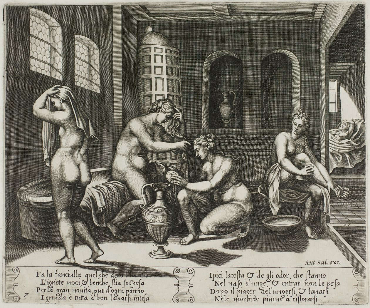 En vit fågel berättar för Venus om Amors sjukdom av Master of the Die