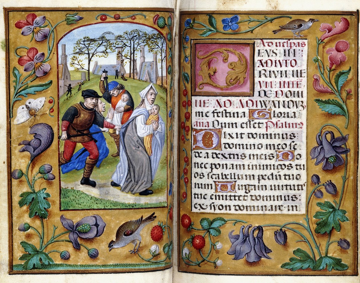 Massaker av de oskyldiga, ca 1490 av Master of the Dresden Prayer Book