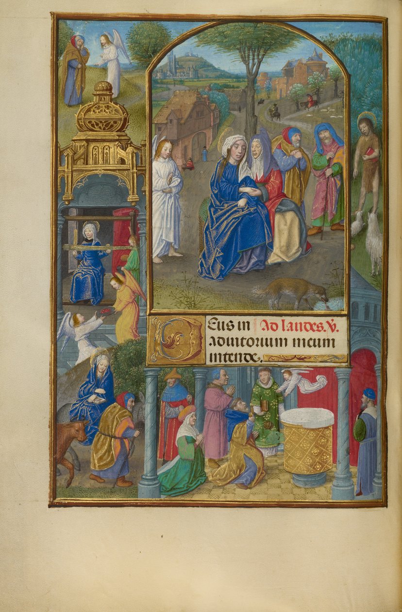 Besöket av Master of the Dresden Prayer Book