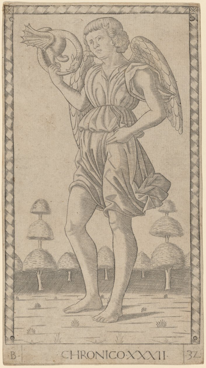 Krönika (tidens geni) av Master of the E Series Tarocchi