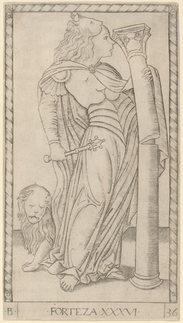 Styrka (styrka) av Master of the E Series Tarocchi