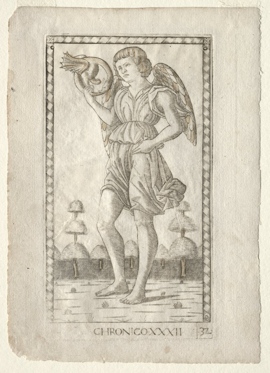 Genius of Time (från Tarocchi, serie B: Cosmic Principles and Virtues, #32) av Master of the E Series Tarocchi
