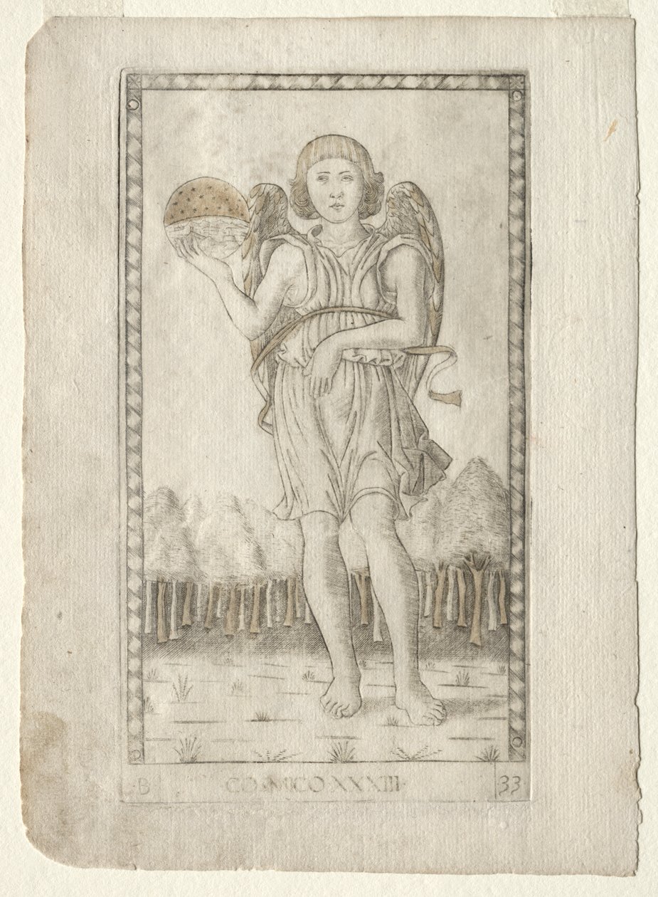 Genius of the World (från Tarocchi, serie B: Cosmic Principles and Virtues, #33) av Master of the E Series Tarocchi
