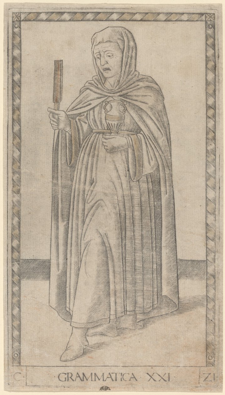 Grammatik (grammatik) av Master of the E Series Tarocchi