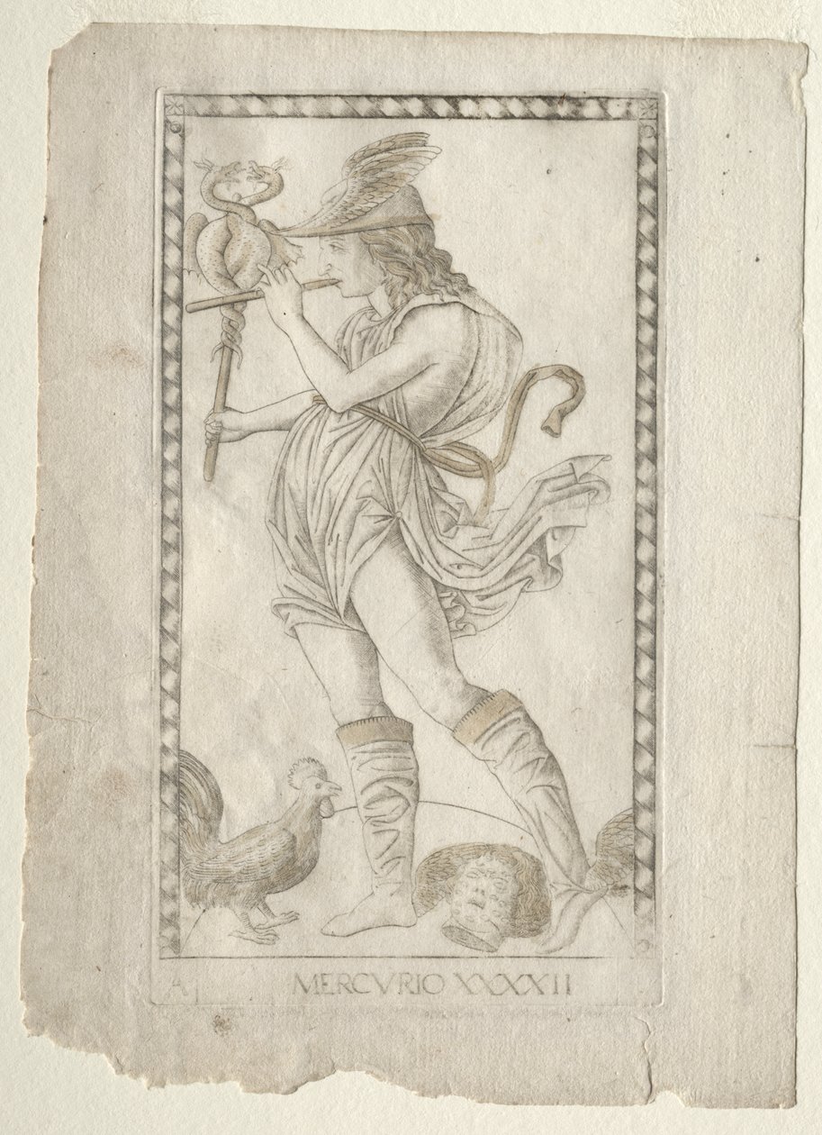 Mercury (från Tarocchi, serie A: Firmaments of the Universe, #42) av Master of the E Series Tarocchi