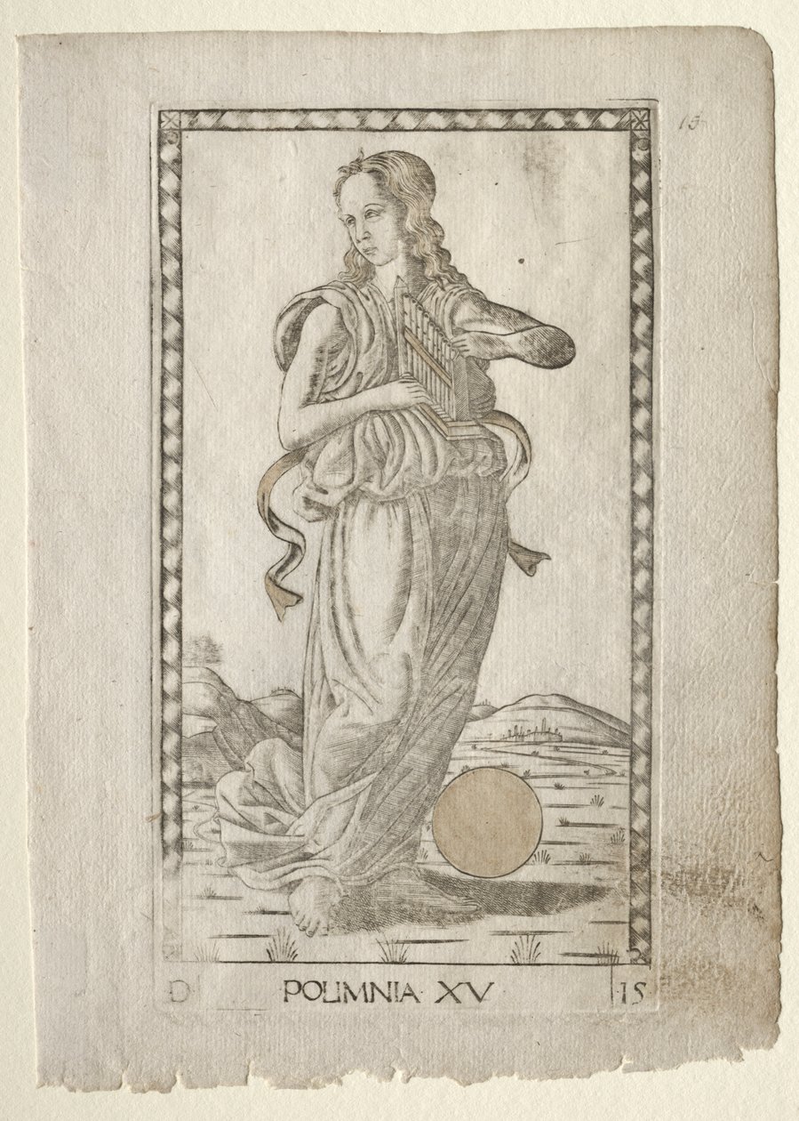 Polyhymnia (heroiska hymner) (från Tarocchi-serien D: Apollo and the Muses, #15) av Master of the E Series Tarocchi