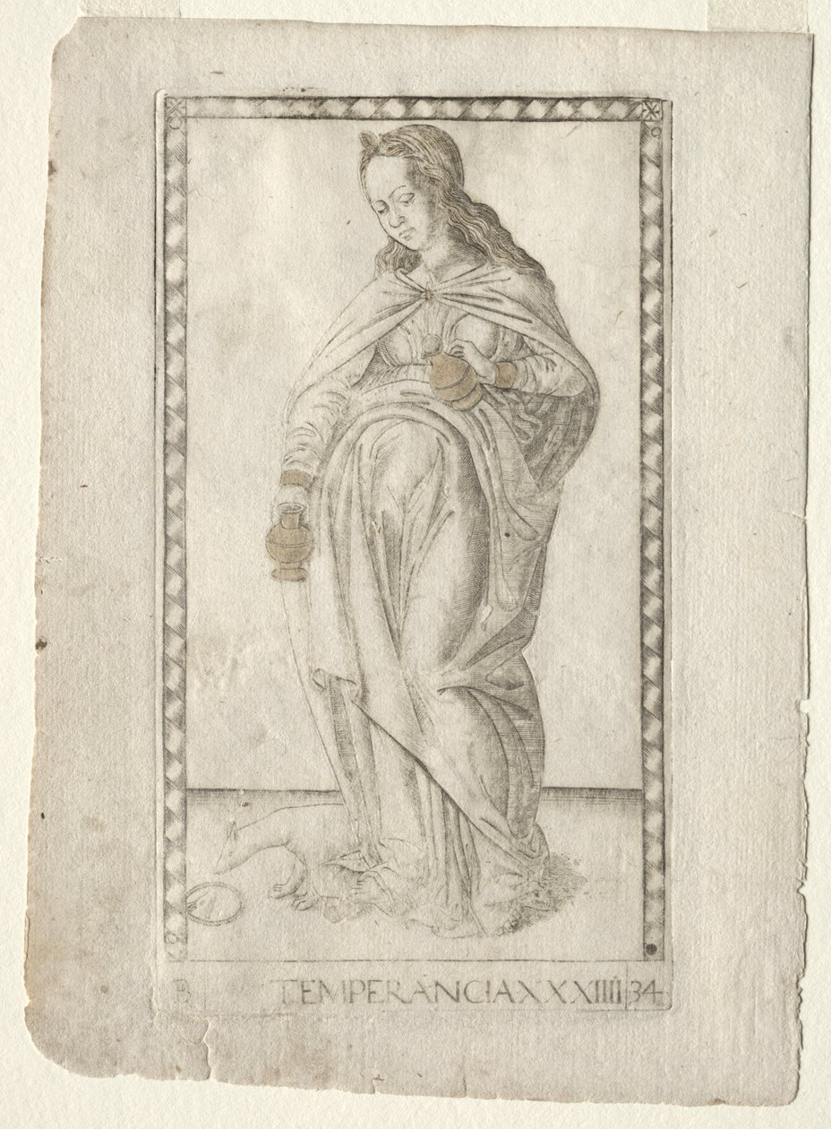 Temperance (från Tarocchi, serie B: Cosmic Principles and Virtues, #34) av Master of the E Series Tarocchi