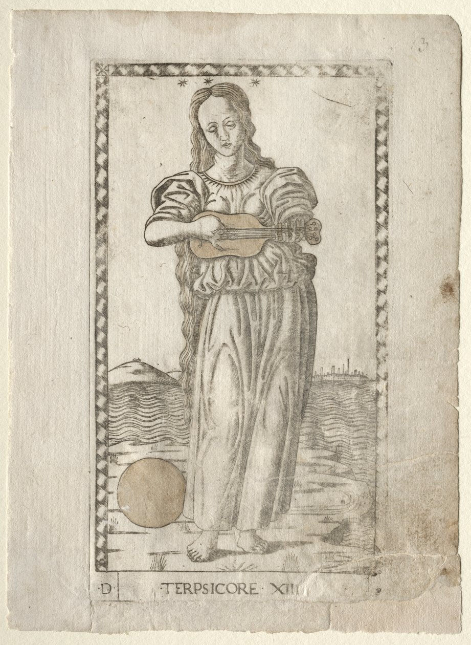 Terpsichore (dans och sång) (från Tarocchi-serien D: Apollo and the Muses, #13) av Master of the E Series Tarocchi