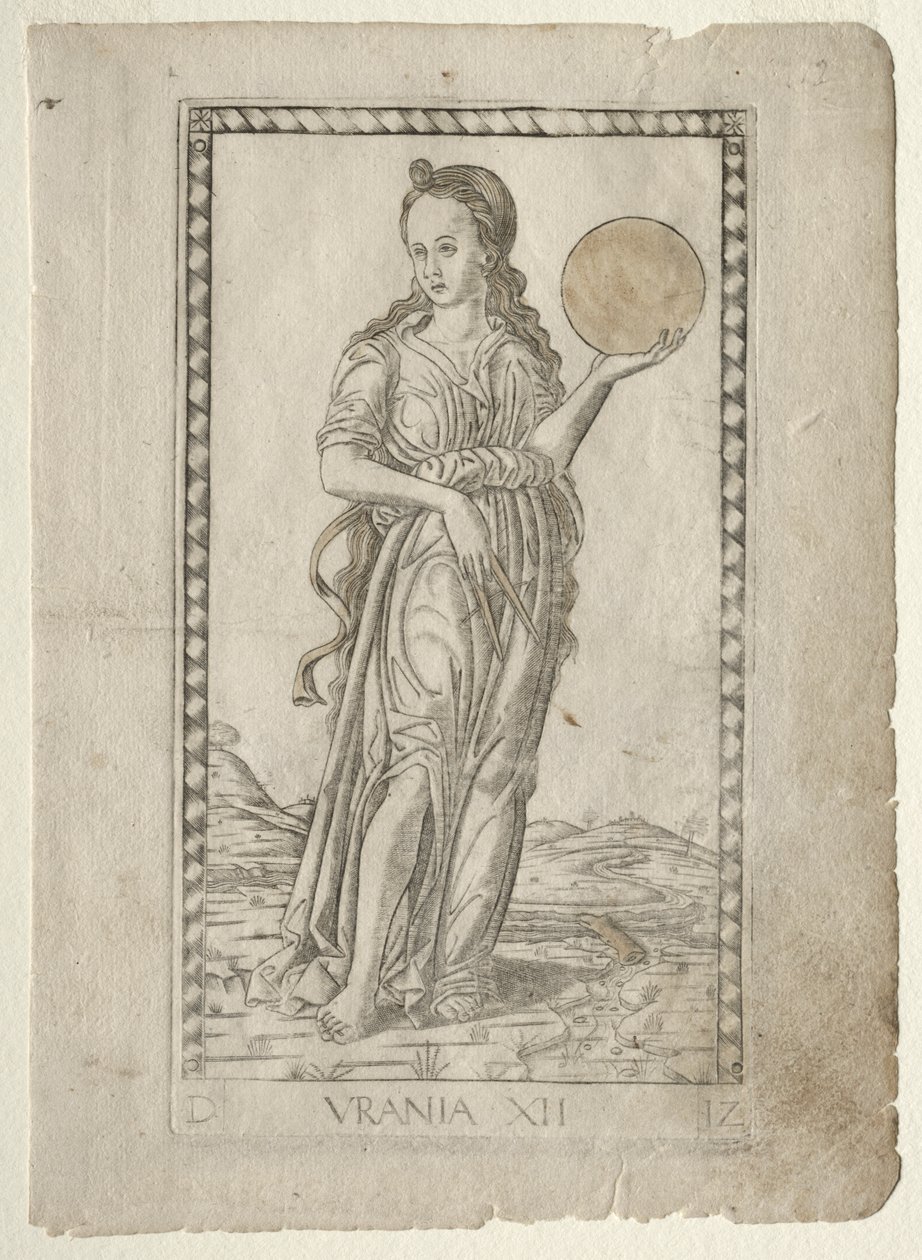 Urania (astronomi) (från Tarocchi-serien D: Apollo and the Muses, #12) av Master of the E Series Tarocchi