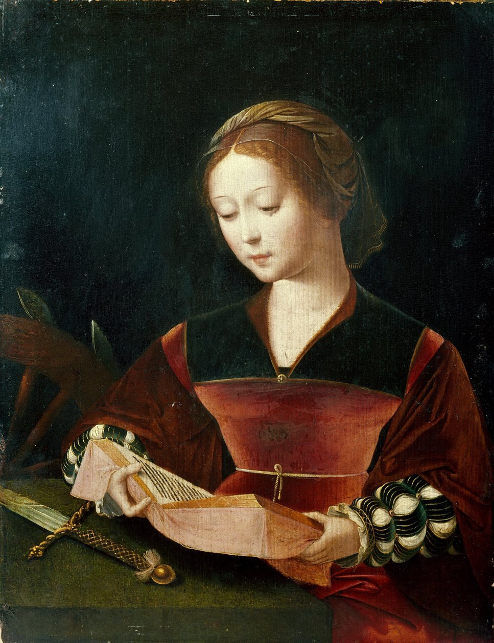 Katarina av Alexandria av Master of the Female Half Lengths