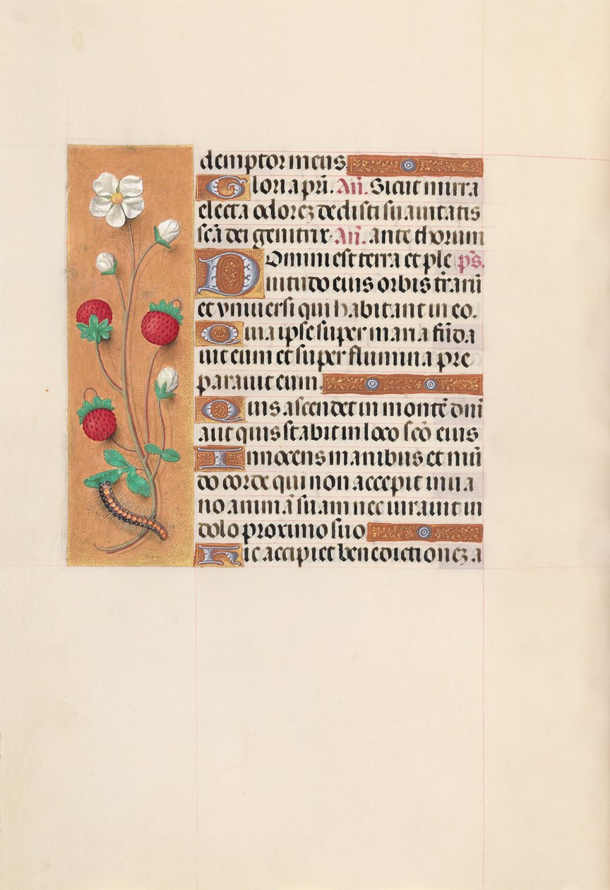 Hours of Queen Isabella the Catholic, Queen of Spain: Fol. 102v, c. 1500. av Master of the First Prayerbook of Maximillian