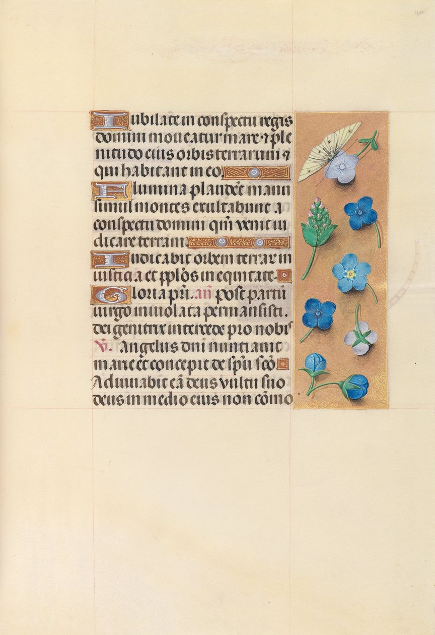 Hours of Queen Isabella the Catholic, Queen of Spain: Fol. 110r, c. 1500. av Master of the First Prayerbook of Maximillian