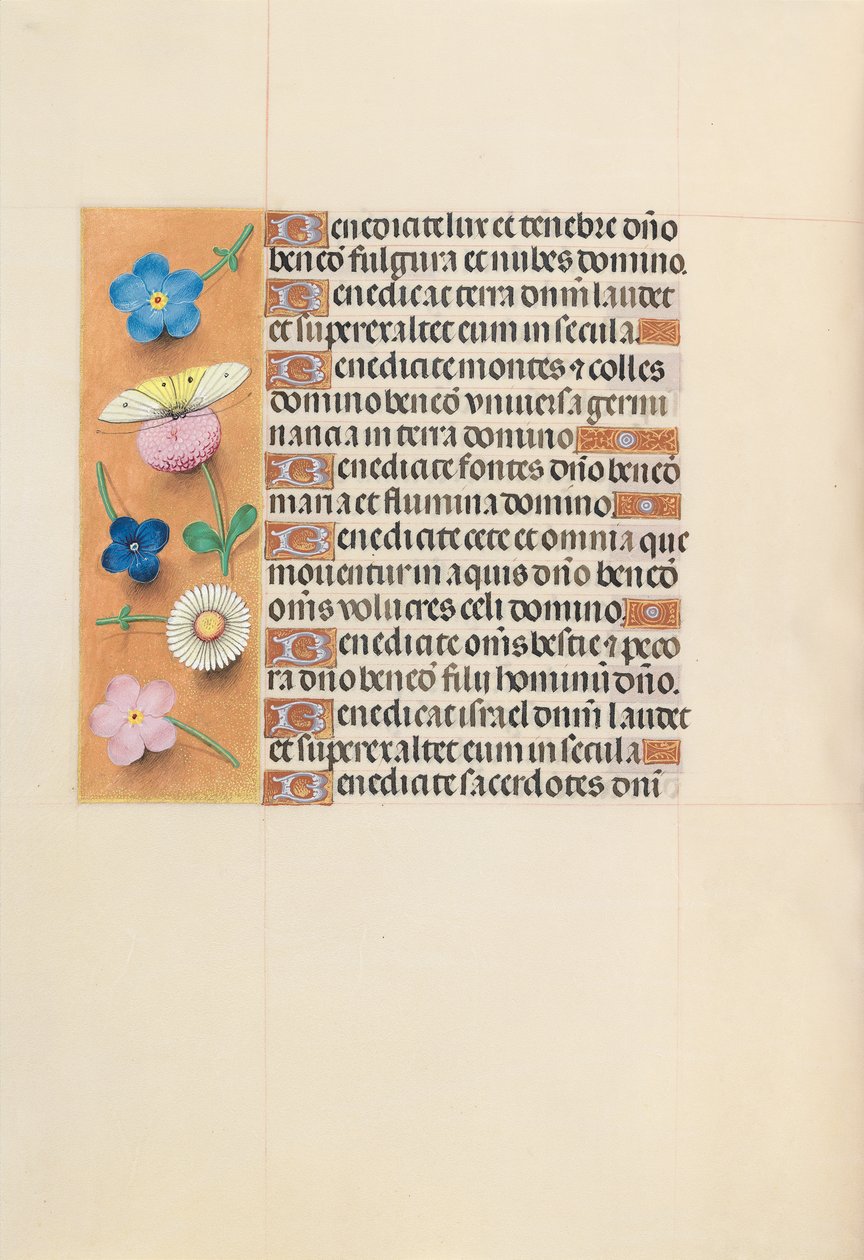 Hours of Queen Isabella the Catholic, Queen of Spain: Fol. 119v, c. 1500. av Master of the First Prayerbook of Maximillian