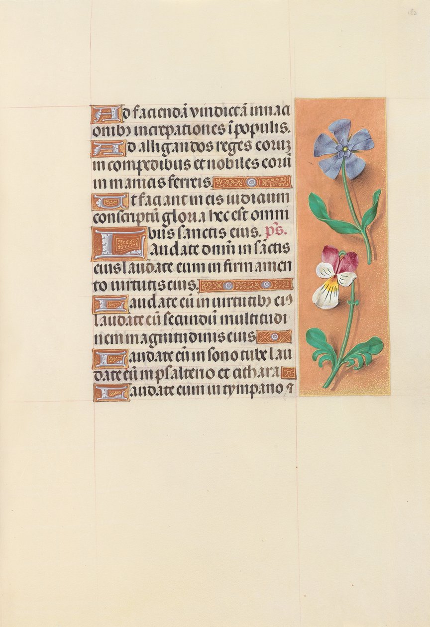 Hours of Queen Isabella the Catholic, Queen of Spain: Fol. 122r, c. 1500. av Master of the First Prayerbook of Maximillian