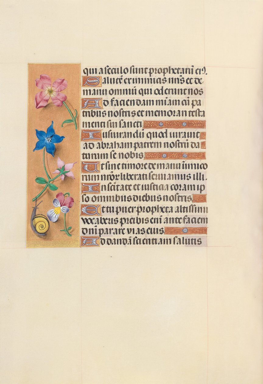 Hours of Queen Isabella the Catholic, Queen of Spain: Fol. 123v, c. 1500. av Master of the First Prayerbook of Maximillian