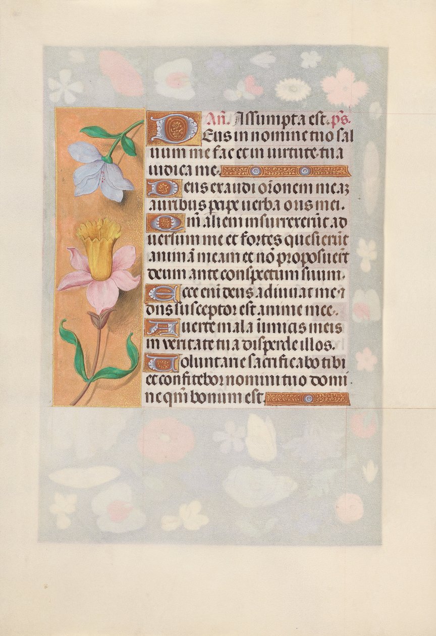 Hours of Queen Isabella the Catholic, Queen of Spain: Fol. 127v, c. 1500. av Master of the First Prayerbook of Maximillian