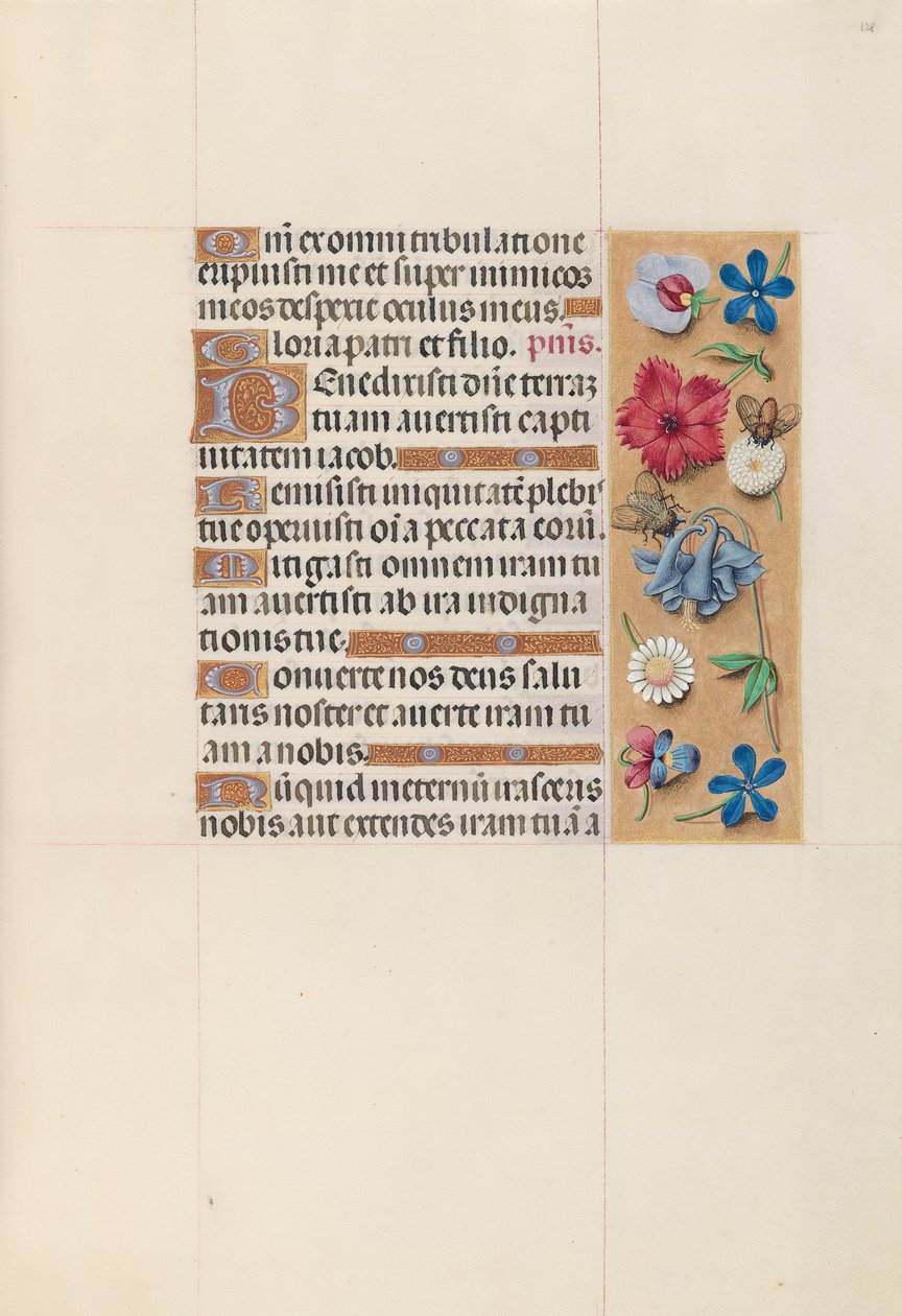 Hours of Queen Isabella the Catholic, Queen of Spain: Fol. 128r, c. 1500. av Master of the First Prayerbook of Maximillian