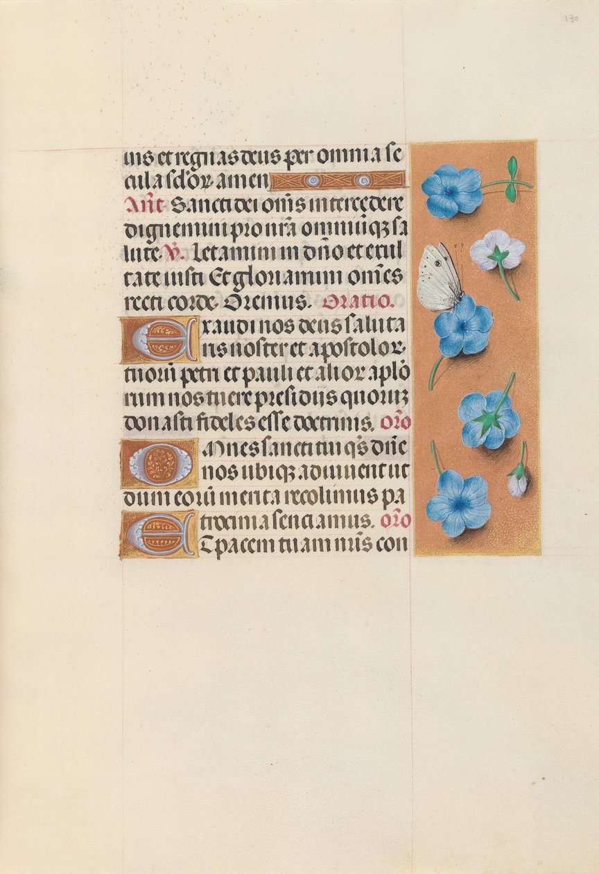 Hours of Queen Isabella the Catholic, Queen of Spain: Fol. 130r, c. 1500. av Master of the First Prayerbook of Maximillian