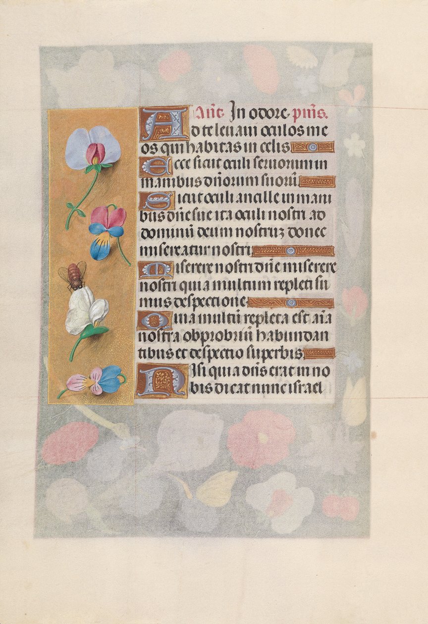 Hours of Queen Isabella the Catholic, Queen of Spain: Fol. 137v, c. 1500. av Master of the First Prayerbook of Maximillian