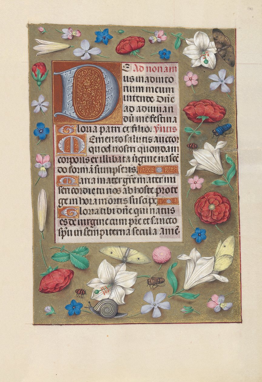 Hours of Queen Isabella the Catholic, Queen of Spain: Fol. 142r, c. 1500. av Master of the First Prayerbook of Maximillian