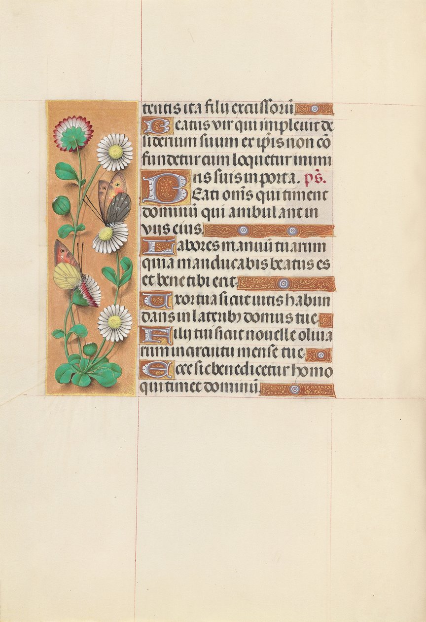 Hours of Queen Isabella the Catholic, Queen of Spain: Fol. 143v, c. 1500. av Master of the First Prayerbook of Maximillian