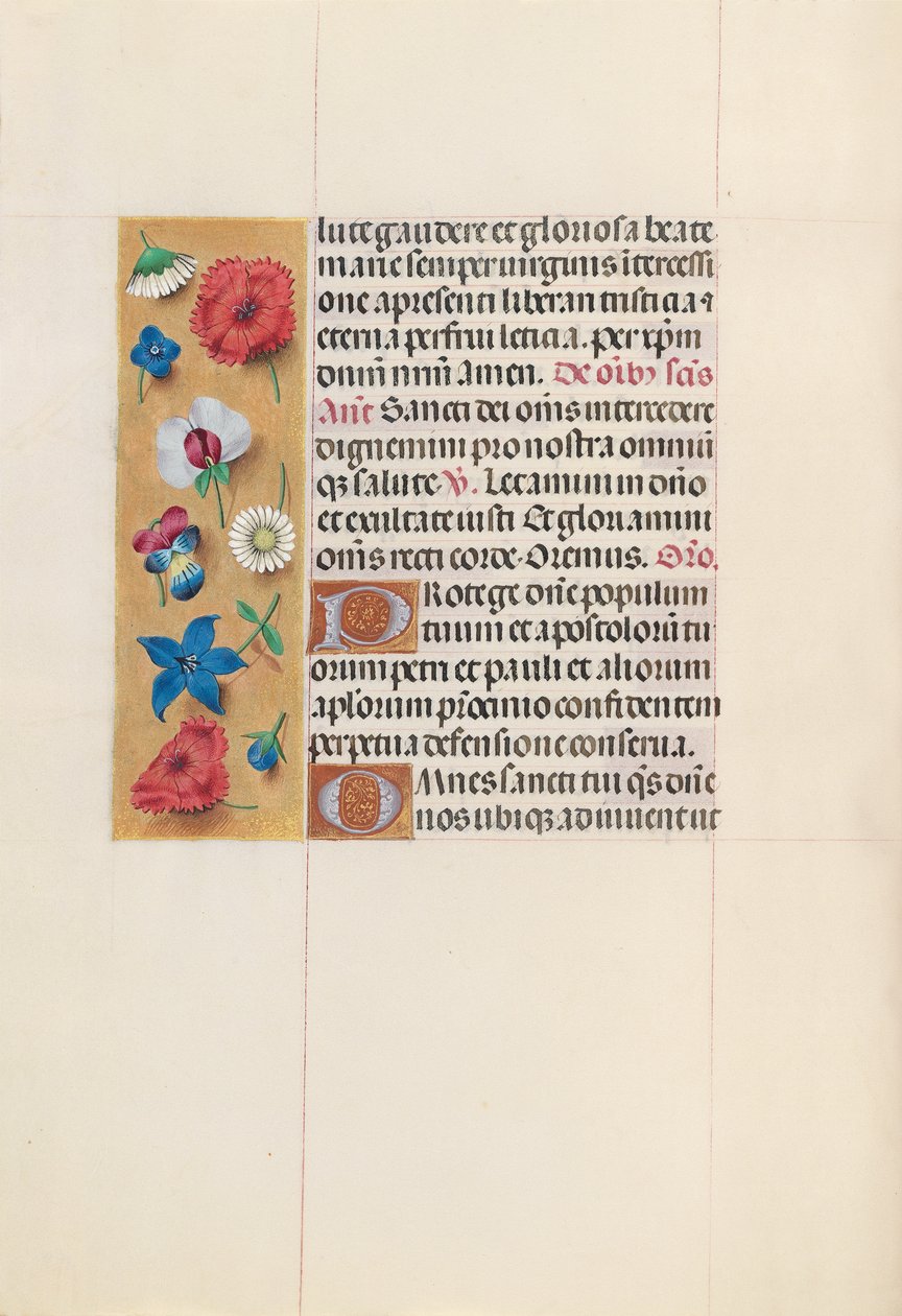 Hours of Queen Isabella the Catholic, Queen of Spain: Fol. 152v, c. 1500. av Master of the First Prayerbook of Maximillian