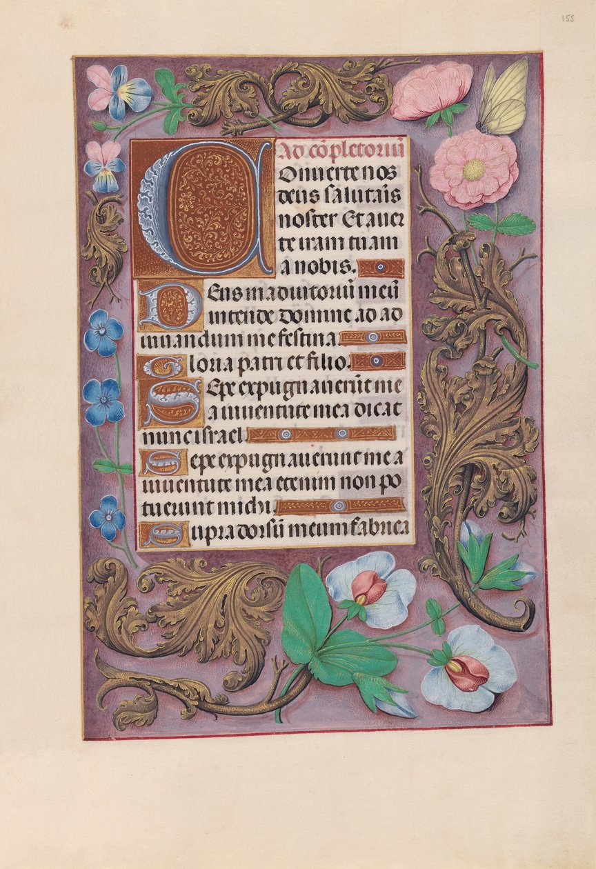 Hours of Queen Isabella the Catholic, Queen of Spain: Fol. 155r, c. 1500. av Master of the First Prayerbook of Maximillian