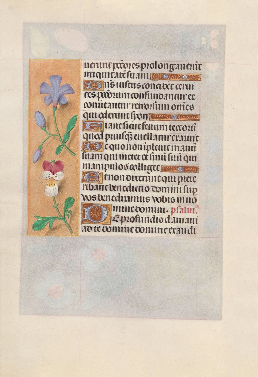Hours of Queen Isabella the Catholic, Queen of Spain: Fol. 155v, c. 1500. av Master of the First Prayerbook of Maximillian