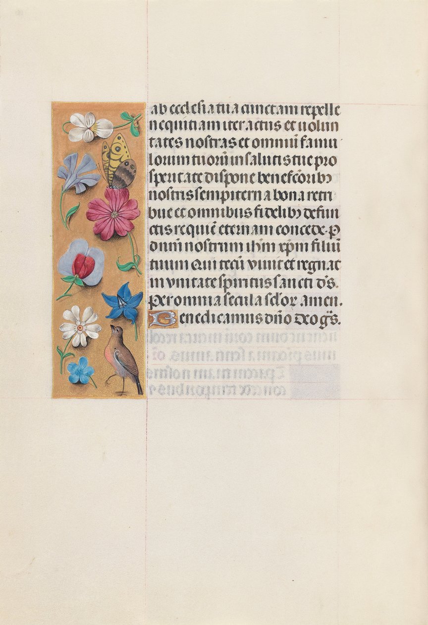 Hours of Queen Isabella the Catholic, Queen of Spain: Fol. 158v, c. 1500. av Master of the First Prayerbook of Maximillian