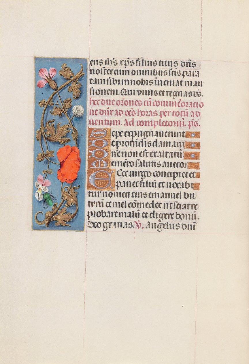 Hours of Queen Isabella the Catholic, Queen of Spain: Fol. 161v, c. 1500. av Master of the First Prayerbook of Maximillian