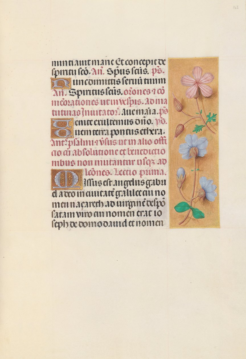 Hours of Queen Isabella the Catholic, Queen of Spain: Fol. 162r, c. 1500. av Master of the First Prayerbook of Maximillian