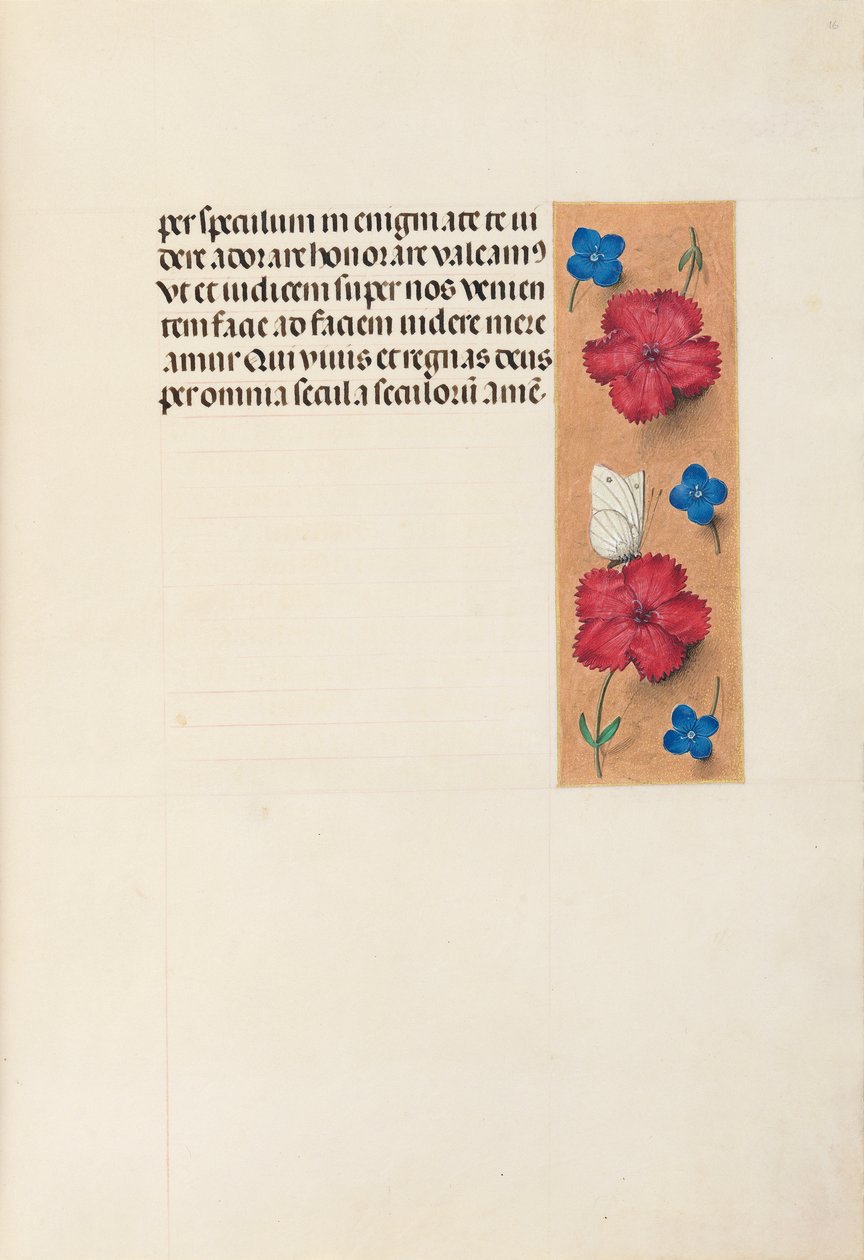 Hours of Queen Isabella the Catholic, Queen of Spain: Fol. 16r, c. 1500. av Master of the First Prayerbook of Maximillian