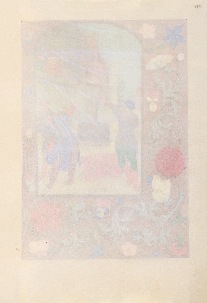 Timmar av drottning Isabella den katolska, drottning av Spanien:  Fol. 177r av Master of the First Prayerbook of Maximillian