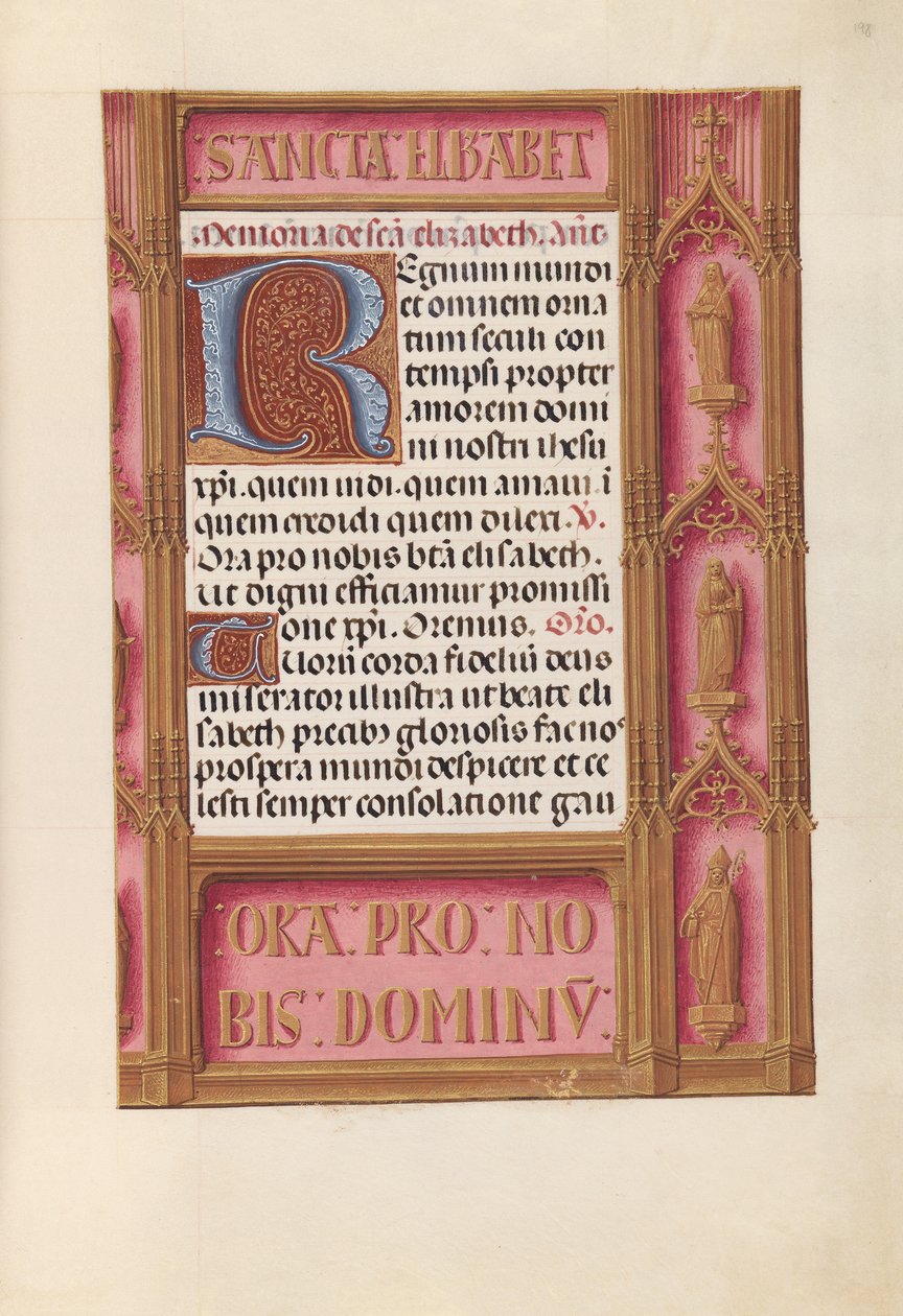 Hours of Queen Isabella the Catholic, Queen of Spain: Fol. 198r, c. 1500. av Master of the First Prayerbook of Maximillian