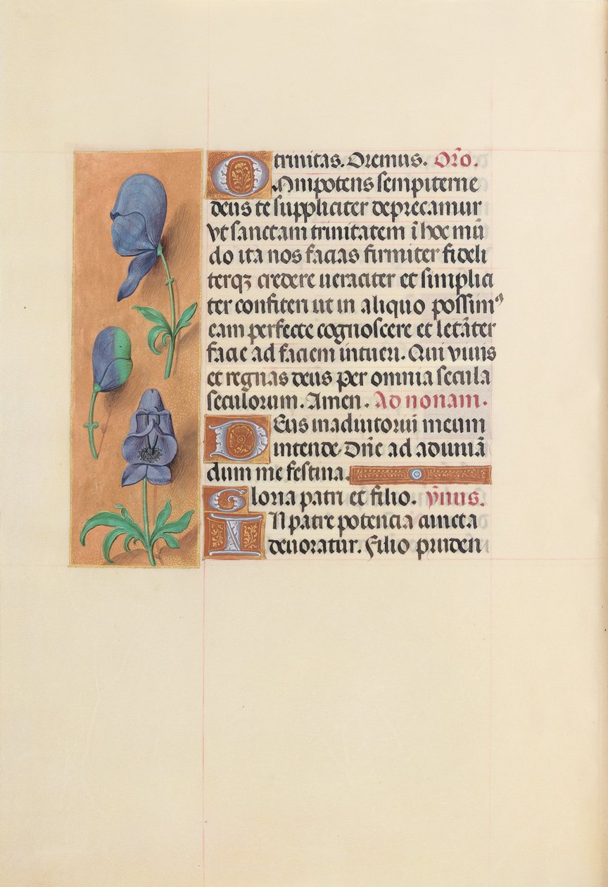 Timmar av drottning Isabella den katolska, drottning av Spanien:  Fol. 20v av Master of the First Prayerbook of Maximillian