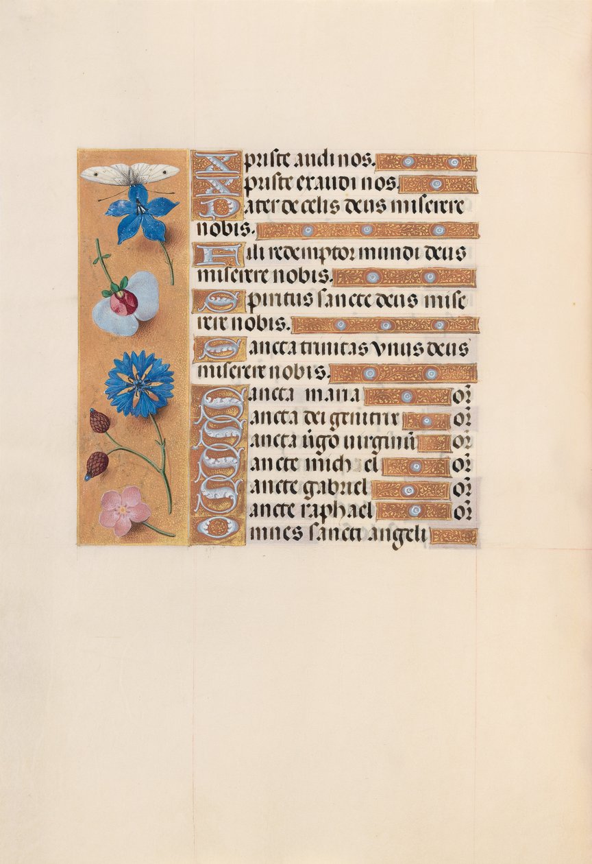 Hours of Queen Isabella the Catholic, Queen of Spain: Fol. 210v, c. 1500. av Master of the First Prayerbook of Maximillian