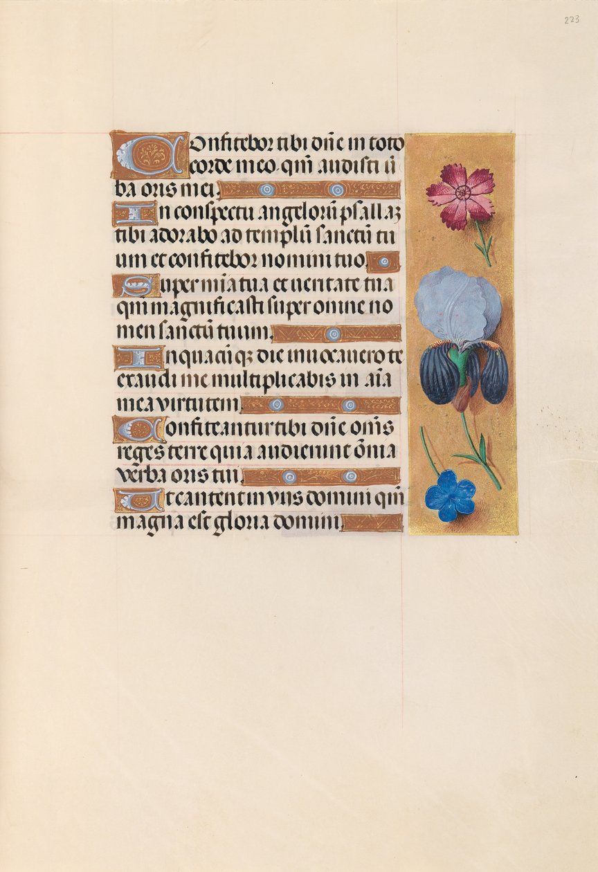 Hours of Queen Isabella the Catholic, Queen of Spain: Fol. 223r, c. 1500. av Master of the First Prayerbook of Maximillian