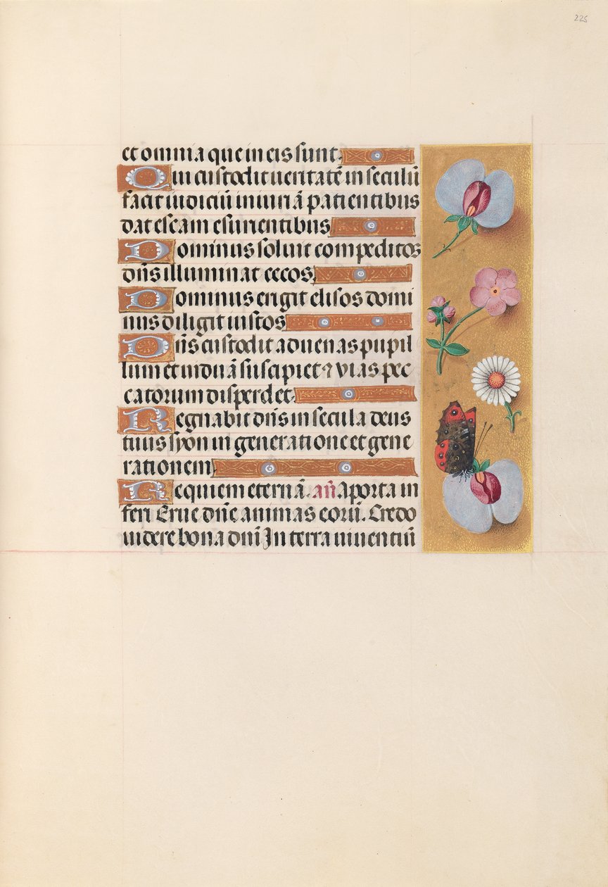 Hours of Queen Isabella the Catholic, Queen of Spain: Fol. 225r, c. 1500. av Master of the First Prayerbook of Maximillian