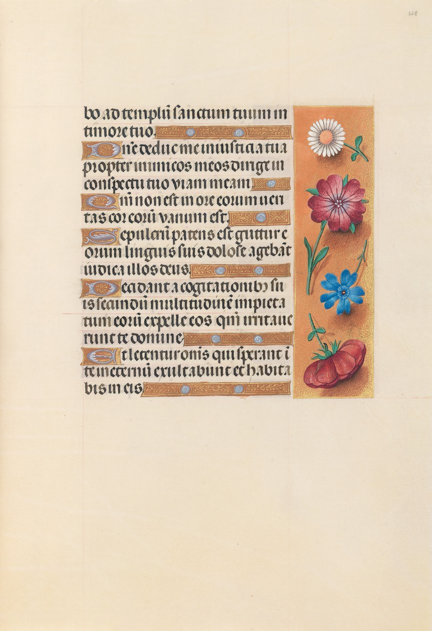 Timmar av drottning Isabella den katolska, drottning av Spanien:  Fol. 228r av Master of the First Prayerbook of Maximillian