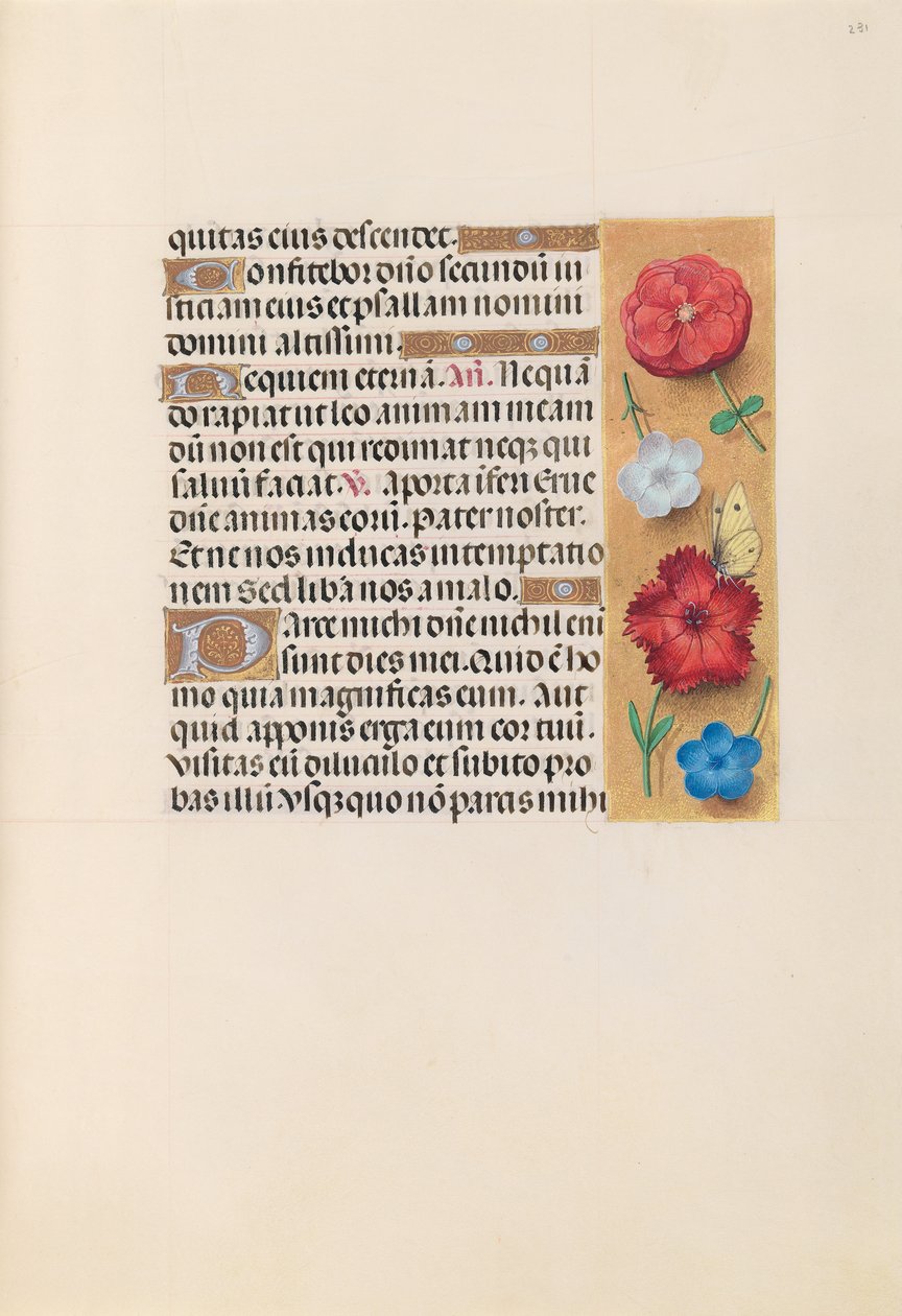 Hours of Queen Isabella the Catholic, Queen of Spain: Fol. 231r, c. 1500. av Master of the First Prayerbook of Maximillian