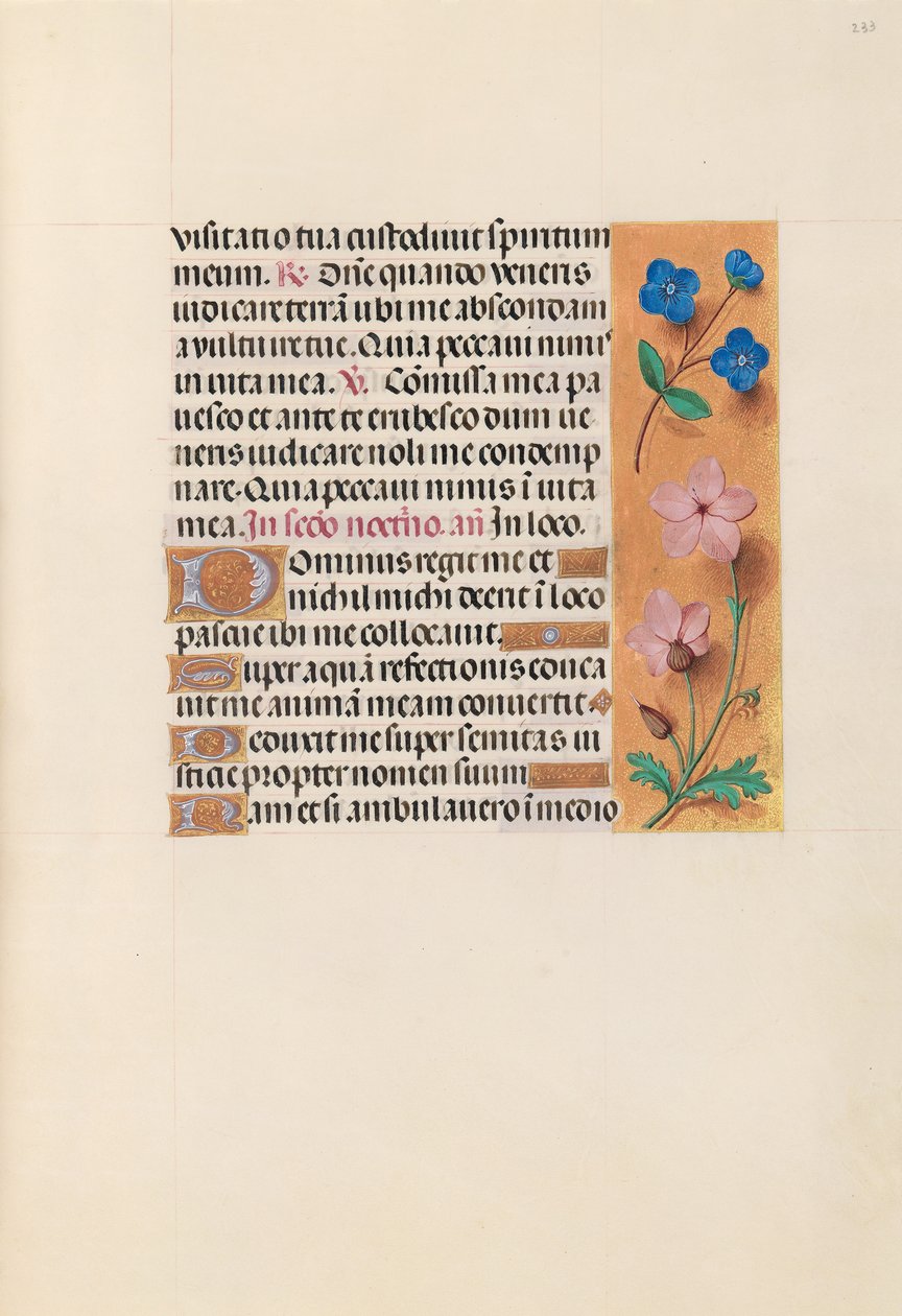 Hours of Queen Isabella the Catholic, Queen of Spain: Fol. 233r, c. 1500. av Master of the First Prayerbook of Maximillian