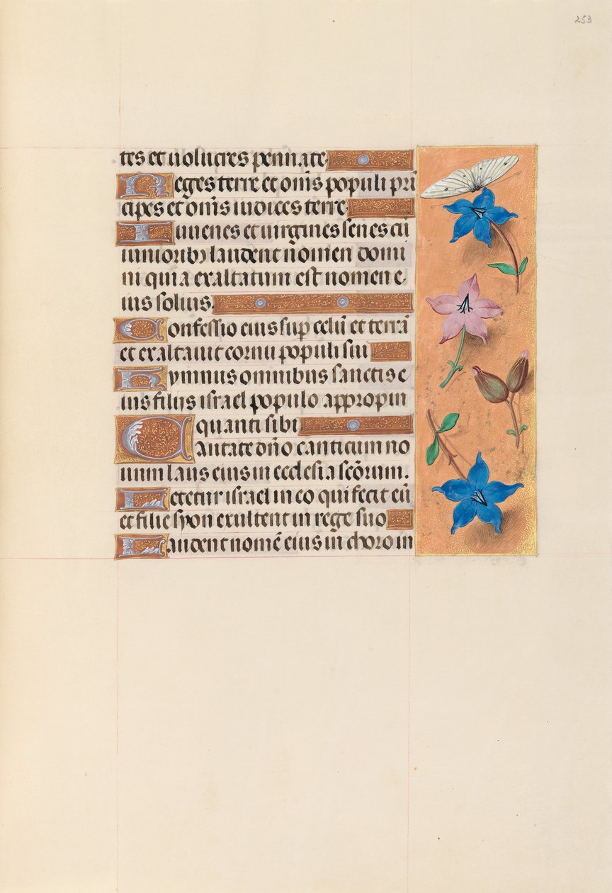 Hours of Queen Isabella the Catholic, Queen of Spain: Fol. 253r, c. 1500. av Master of the First Prayerbook of Maximillian