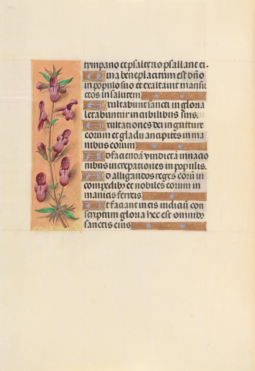 Hours of Queen Isabella the Catholic, Queen of Spain: Fol. 253v, c. 1500. av Master of the First Prayerbook of Maximillian