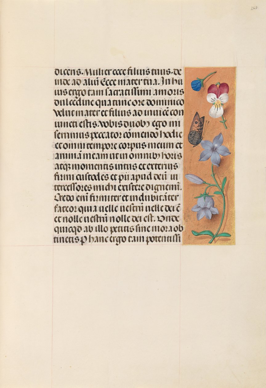 Hours of Queen Isabella the Catholic, Queen of Spain: Fol. 263r, c. 1500. av Master of the First Prayerbook of Maximillian