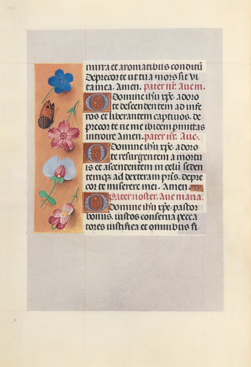 Hours of Queen Isabella the Catholic, Queen of Spain: Fol. 265v, c. 1500. av Master of the First Prayerbook of Maximillian