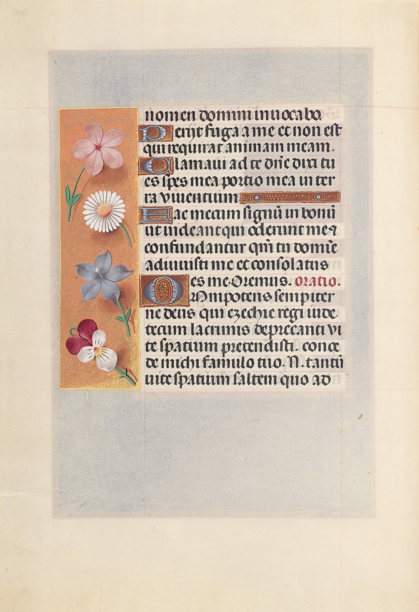 Hours of Queen Isabella the Catholic, Queen of Spain: Fol. 268v, c. 1500. av Master of the First Prayerbook of Maximillian