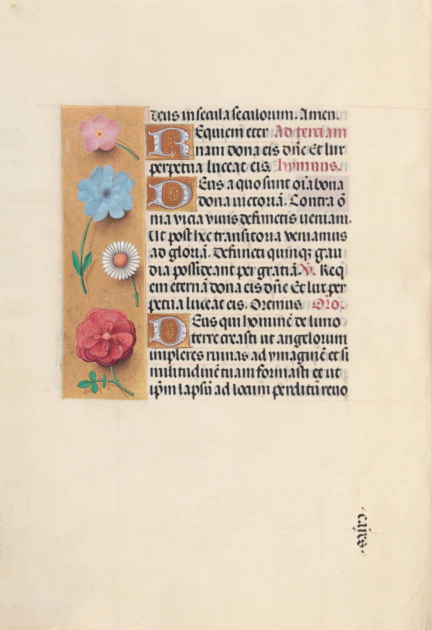 Hours of Queen Isabella the Catholic, Queen of Spain: Fol. 26v, c. 1500. av Master of the First Prayerbook of Maximillian