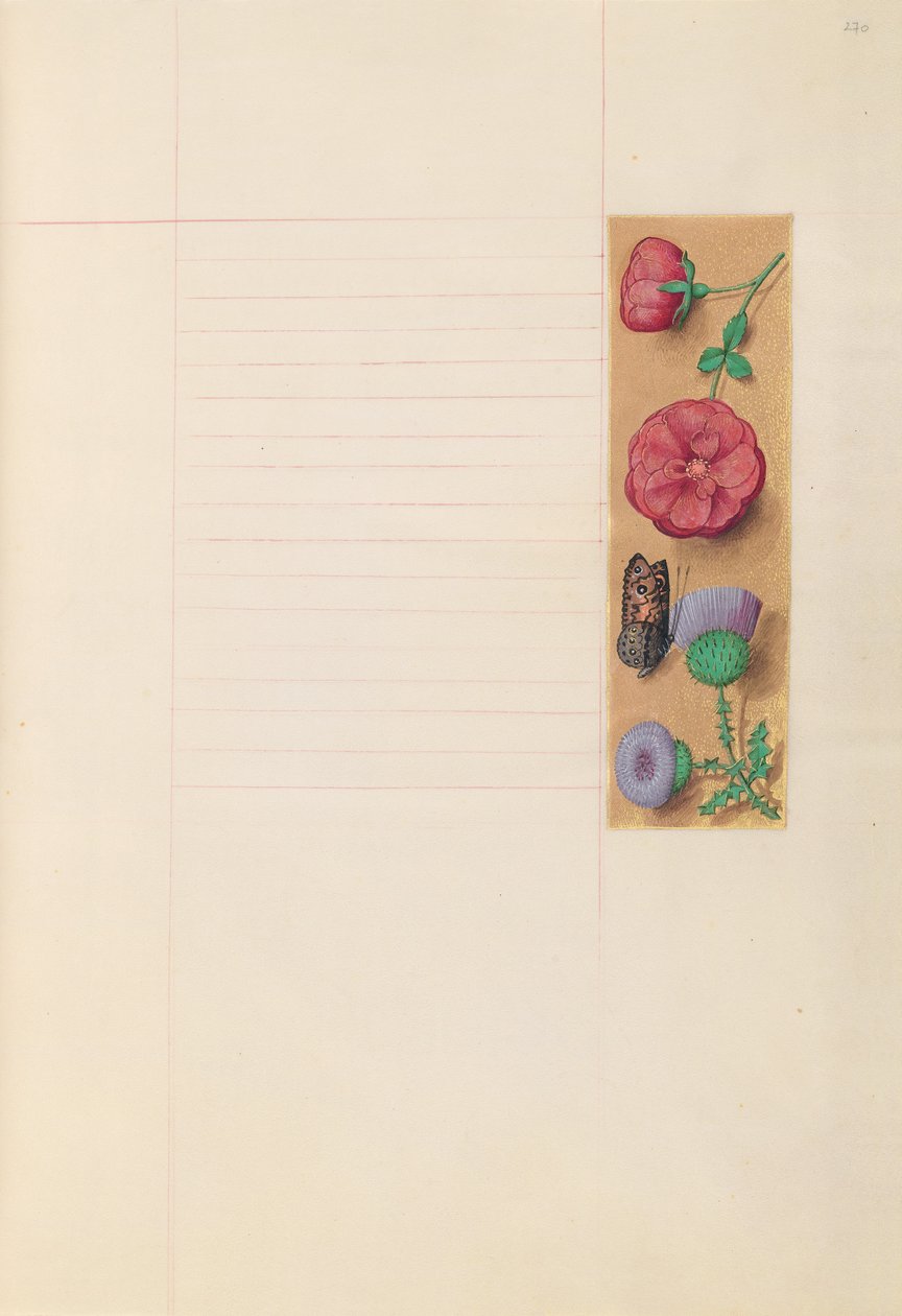 Timmar av drottning Isabella den katolska, drottning av Spanien:  Fol. 270r av Master of the First Prayerbook of Maximillian